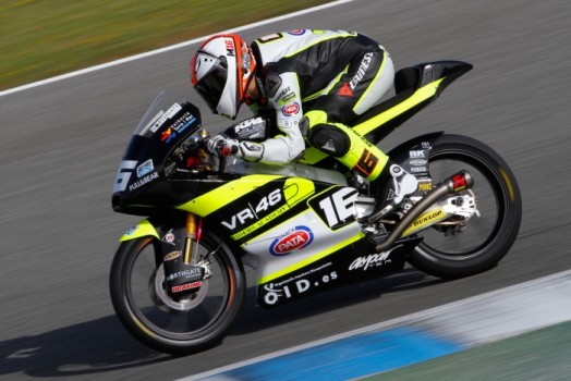 Andrea Migno suma el primer podium del Aspar VR-46 en la cita del CEV en Jerez