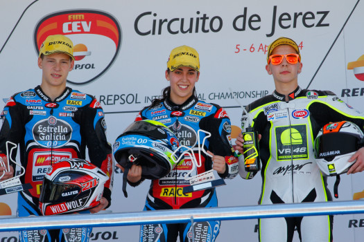 Pódium Carrera 2 Moto3