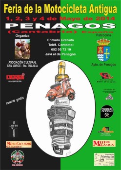 La tradicional Feria de la Motocicleta Antigua de Penagos, del 1 al 4 de Mayo