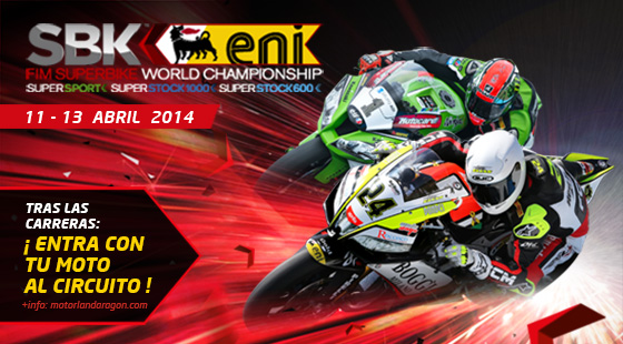 WSBK 2014 Motorland Aragón: Horarios del fin de semana