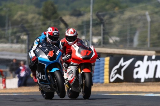 Román Ramos, contento tras la primera jornada de entrenamientos en Le Mans