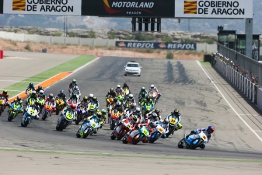 Quartararo, Raffin y Noyes se llevan la victoria en el CEV Motorland