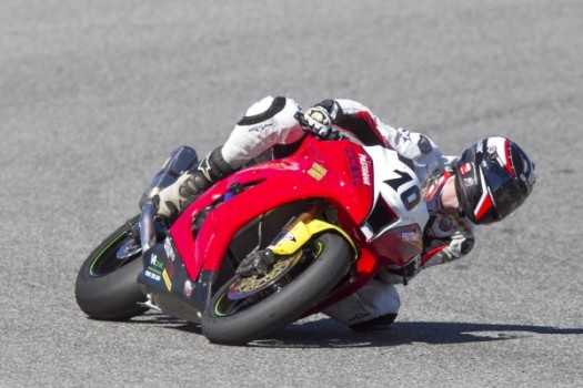 Kike Ferrer, en los test de Motorland