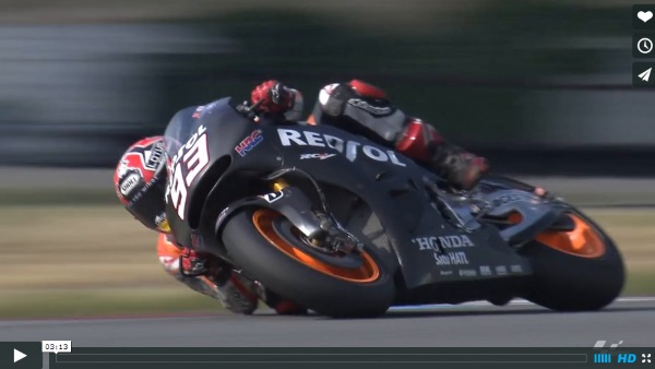 Vídeo: El test de HRC con Márquez y Pedrosa en Brno