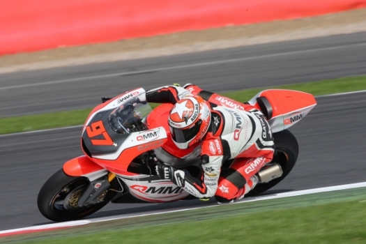 Román Ramos, satisfecho tras la primera jornada en Silverstone