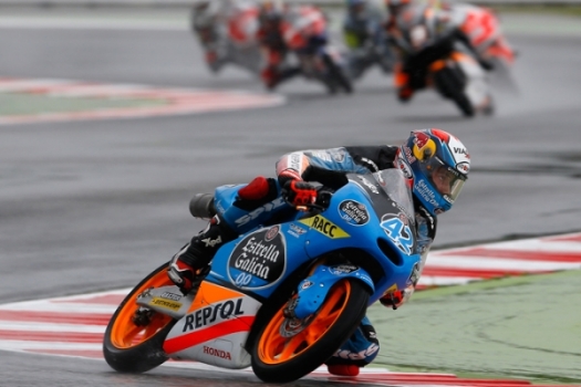 Gran Premio de San Marino: Rins, Folger y Dovizioso, mejores tiempos bajo el agua