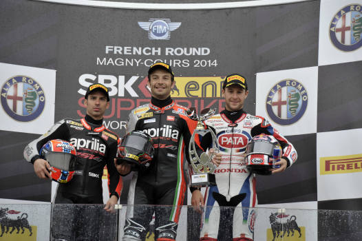 Race 1 podium