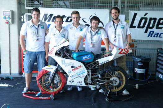 Los alumnos de la Universidad de Cantabria, sextos en el certamen Motostudent