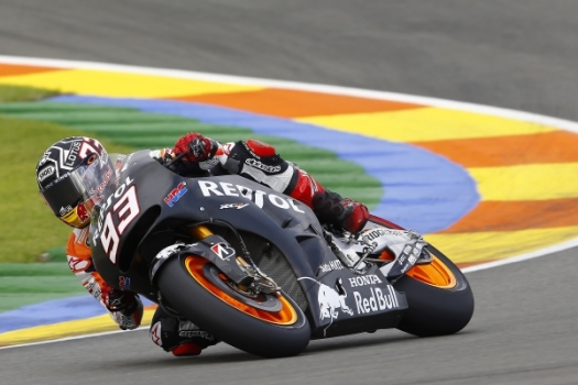 Marc Márquez cierra la temporada liderando los test de MotoGp en Valencia