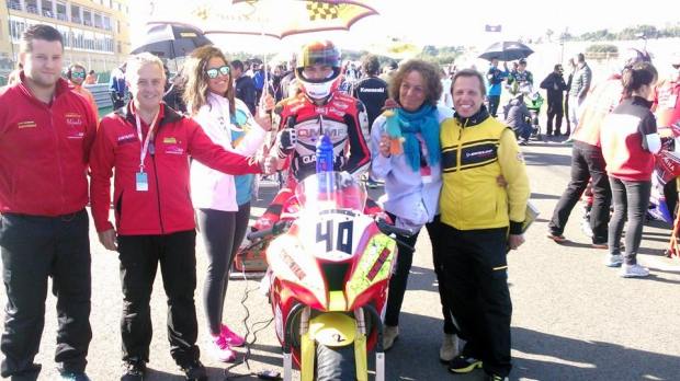 Gran debut de Román Ramos en el CEV Superbike logrando la cuarta posición