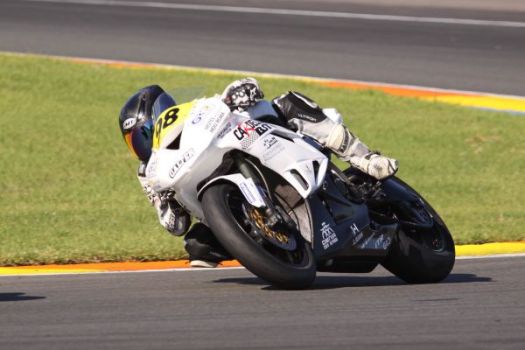 Alexandre Sirerol disfruta en el cierre del FIM CEV Repsol 2014 en Cheste