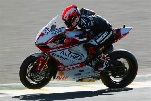 Nico Terol, satisfecho tras su primer test con el Team Althea