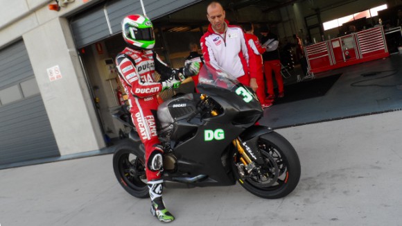 Giugliano, el más rápido de los test en Aragón