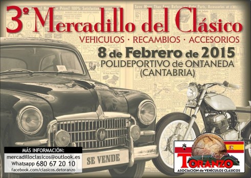 El 3er Mercadillo del Clásico, el 8 de Febrero en Ontaneda (Cantabria)