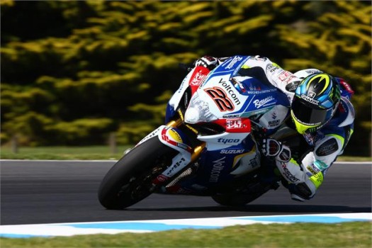 Test WSBK Phillip Island: Alex Lowes bate el record. Jordi Torres, 3º