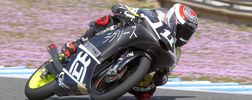 Albert Arenas, Davide Pizzoli Davide y Lorenzo Dalla Porta pilotos del Laglisse Academy en el FIM CEV Moto3