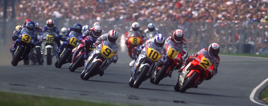 Doohan, Gardner, Rainey and Lawson, Dutch GP 1990
