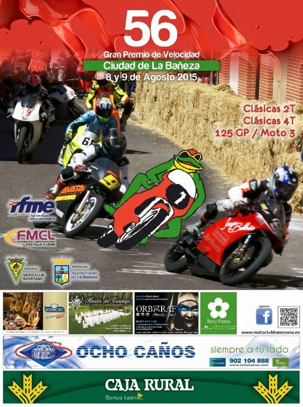 Horarios del Gran Premio de La Bañeza 2015