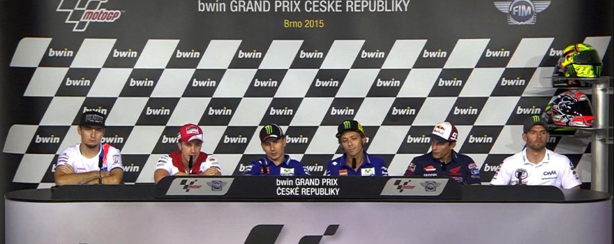 Gran Premio de la República Checa MotoGp Brno: La rueda de prensa