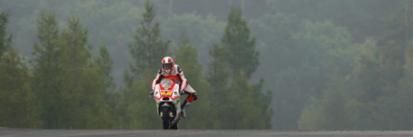 La lluvia condiciona los test de Michelin en Brno