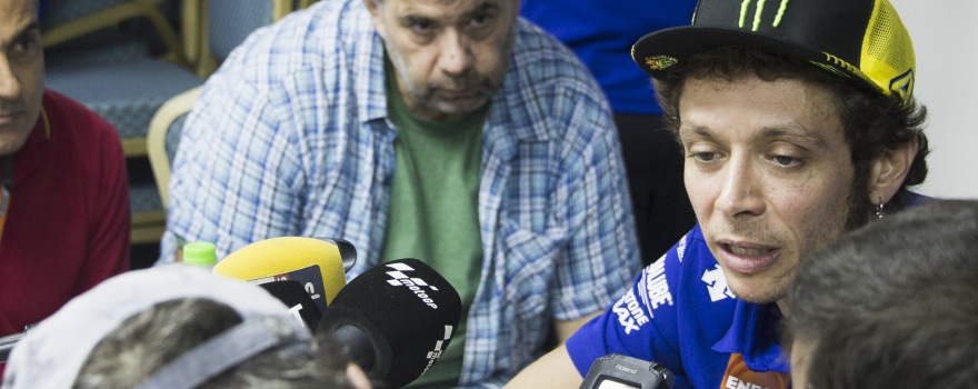 Valentino Rossi pone en duda su participación en Valencia