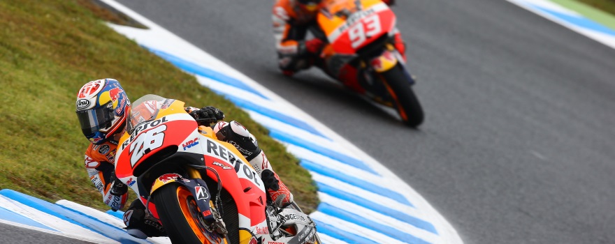 Declaraciones de Marc Márquez y Dani Pedrosa ante el Gran Premio de la Comunitat Valenciana