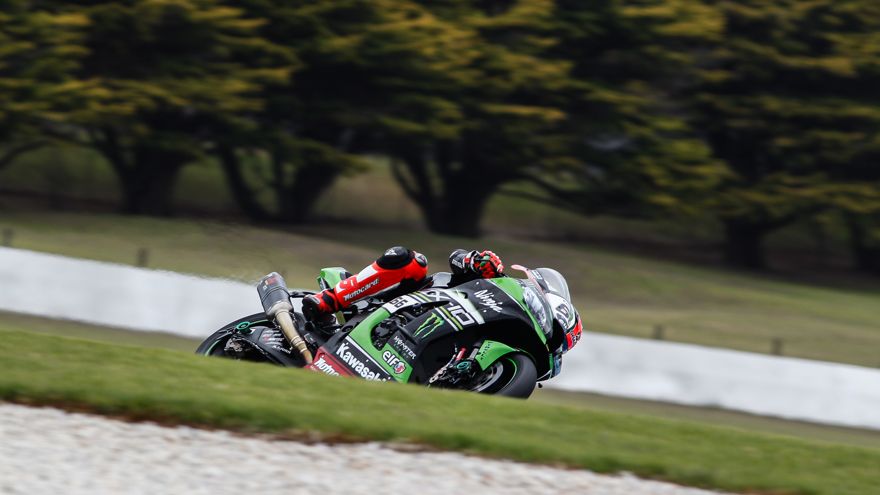 Test WSBK Phillip Island: Kawasaki domina la primera jornada