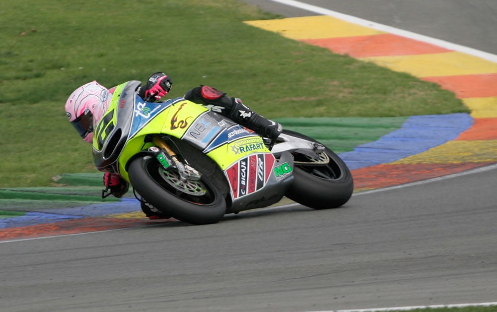 Primera carrera de Ana Carrasco en Moto2