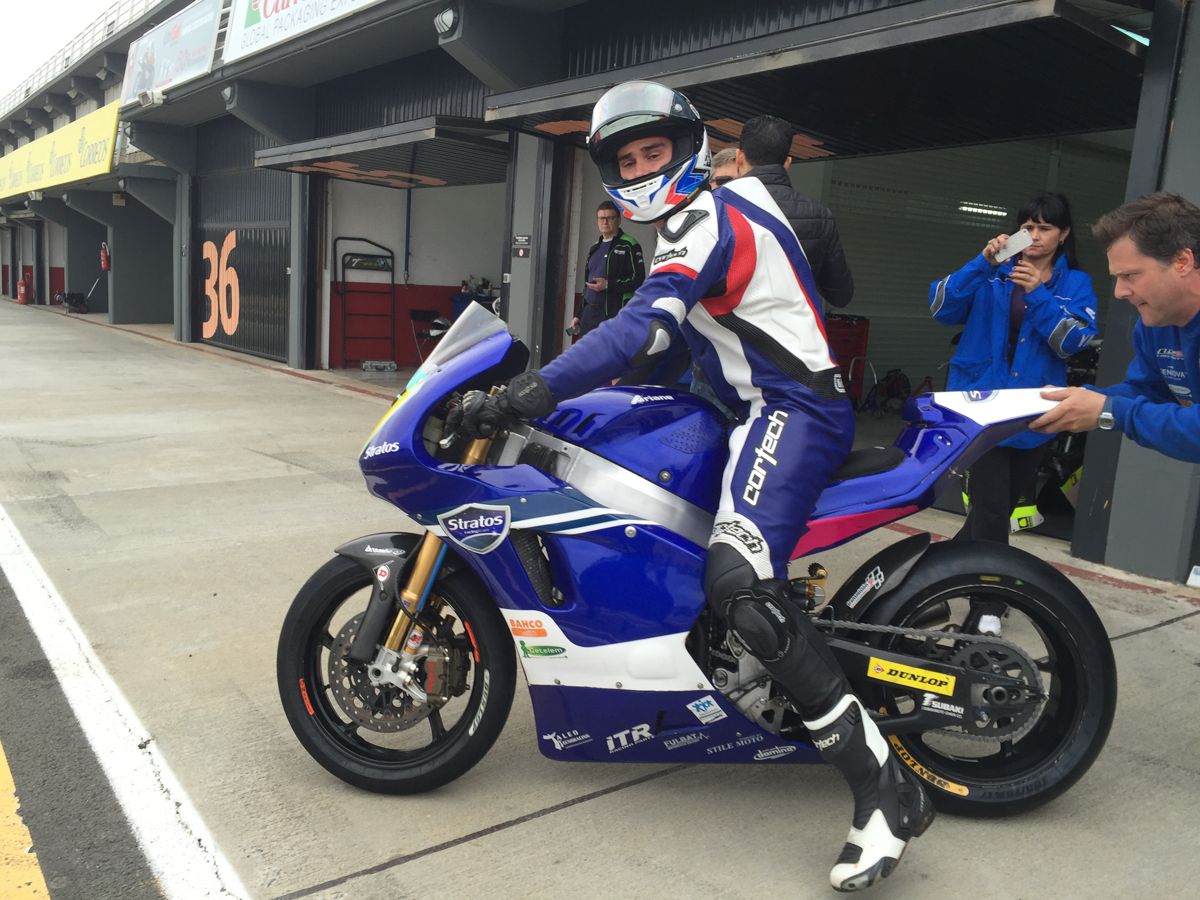 Michael Aquino se une al Team Stratos en el FIM CEV de Moto2