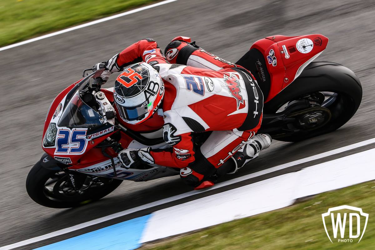 Alex Baldolini, 7º en Donington Park