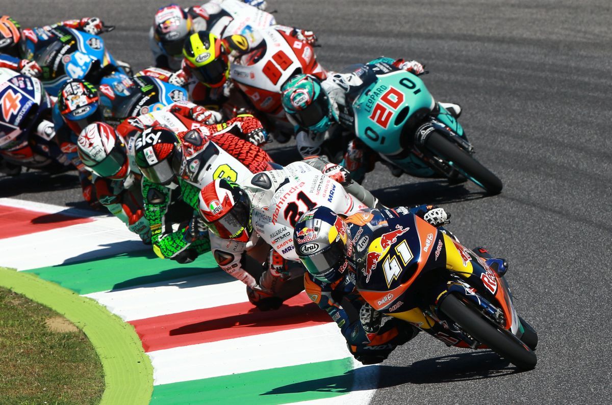 Brad Binder durante el Gran Premio de Italia en Mugello