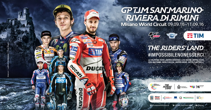 Cartel Promocional Gran Premio de San Marino MotoGp Circuito de Misano