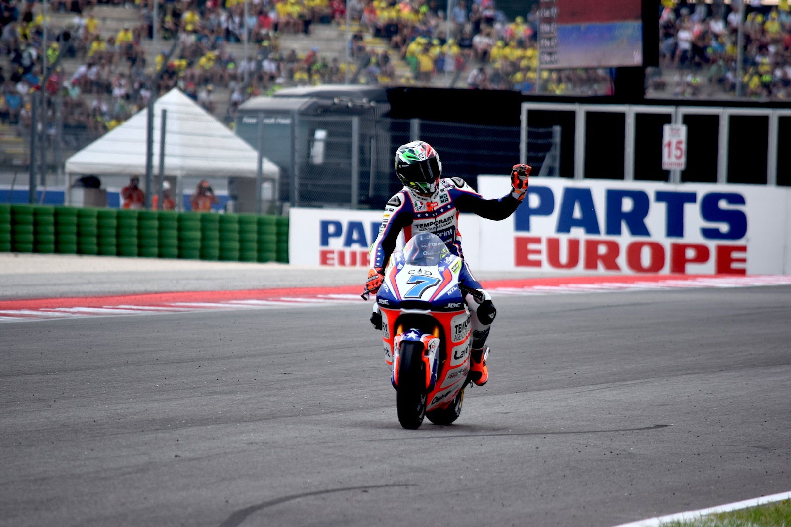 Gran Premio de San Marino Moto2: Baldasarri se estrena. Rins, a tres puntos de Zarco