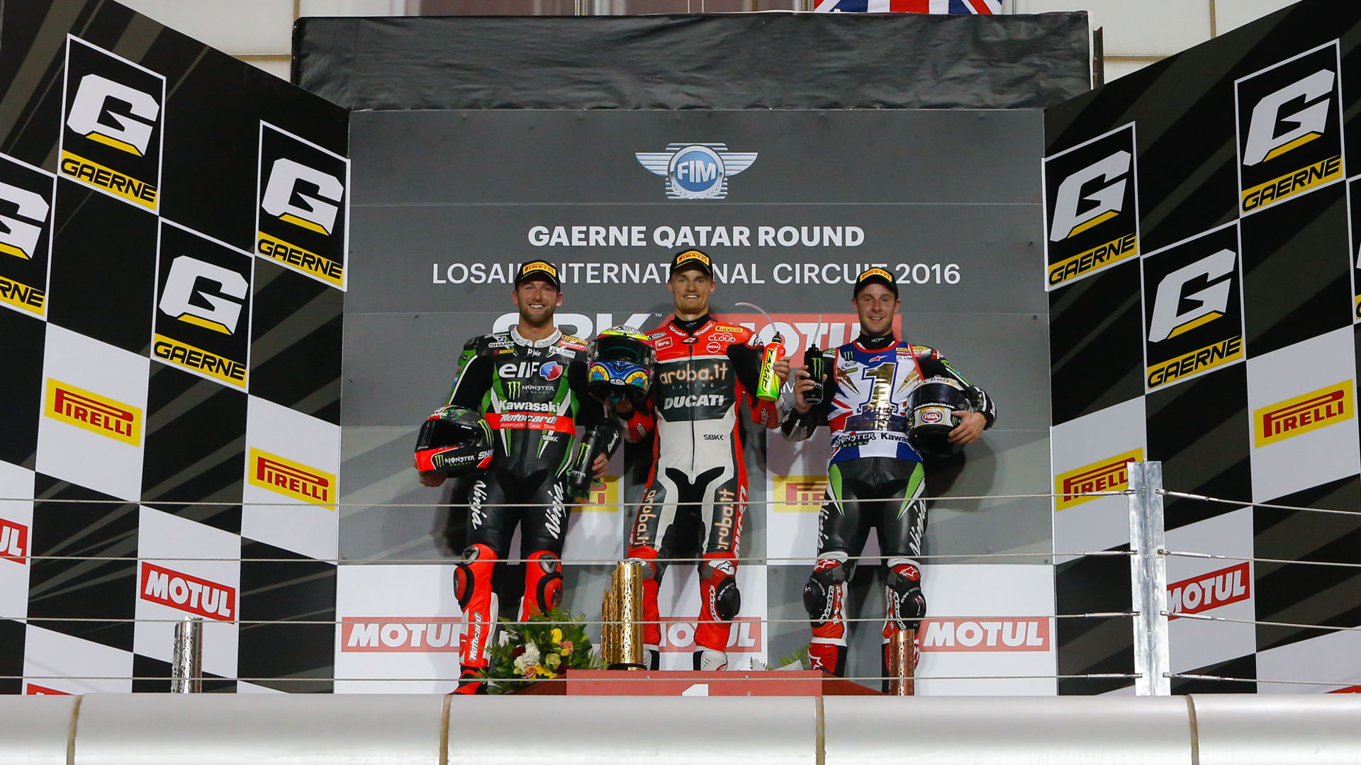 WorldSBK Qatar Podium Carrera 2