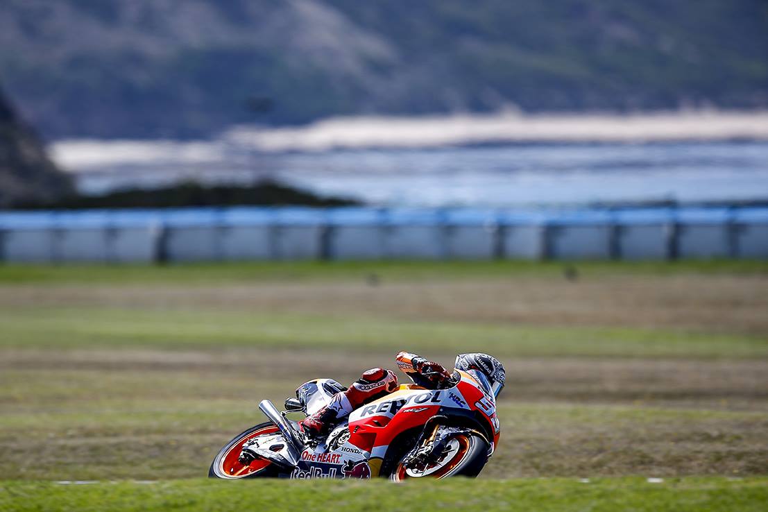 Test MotoGp Phillip Island Día 1: Lidera Márquez