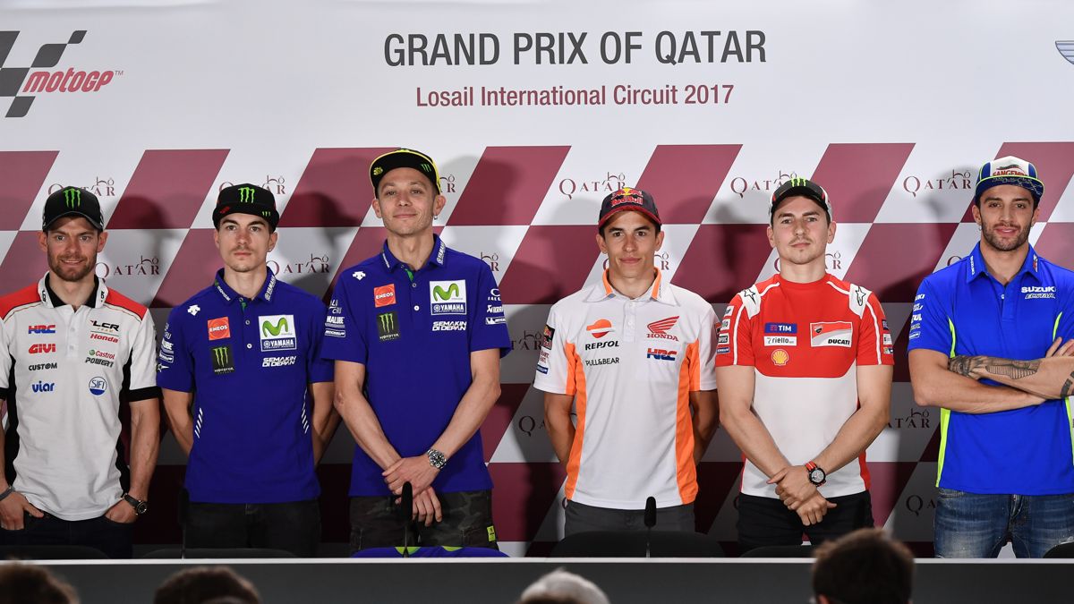 Gran Premio de Qatar de MotoGp: La rueda de prensa