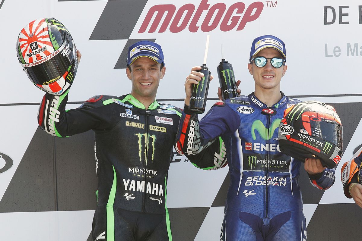 Maverick Viñales y Johan Zarco