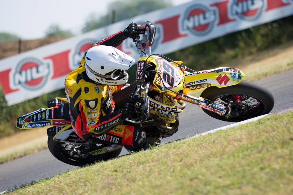 Pablo López disputa en Albaida la segunda ronda del Europeo de Supermoto