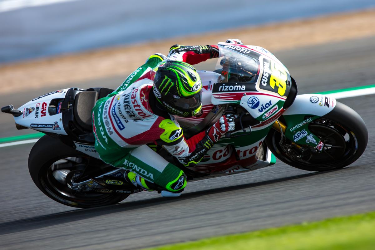 Crutchlow lidera la primera jornada en Silverstone