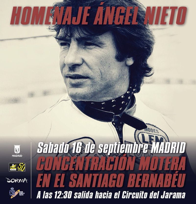 Programa del Homenaje a Ángel Nieto en Madrid