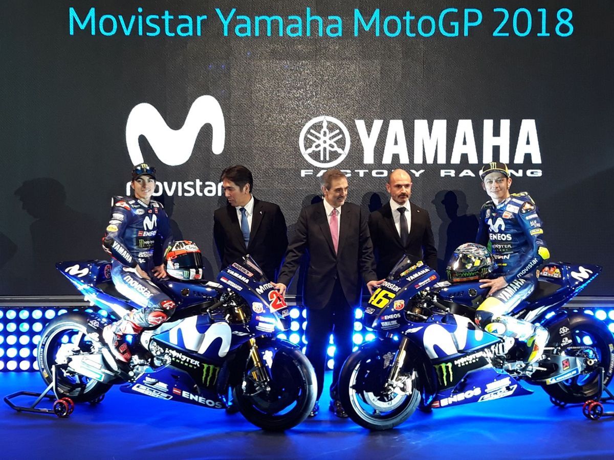 Yamaha presenta su equipo y Maverick Viñales anuncia su renovación