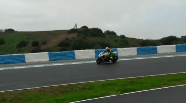 Román Ramos realizó en Jerez su primer test de la temporada