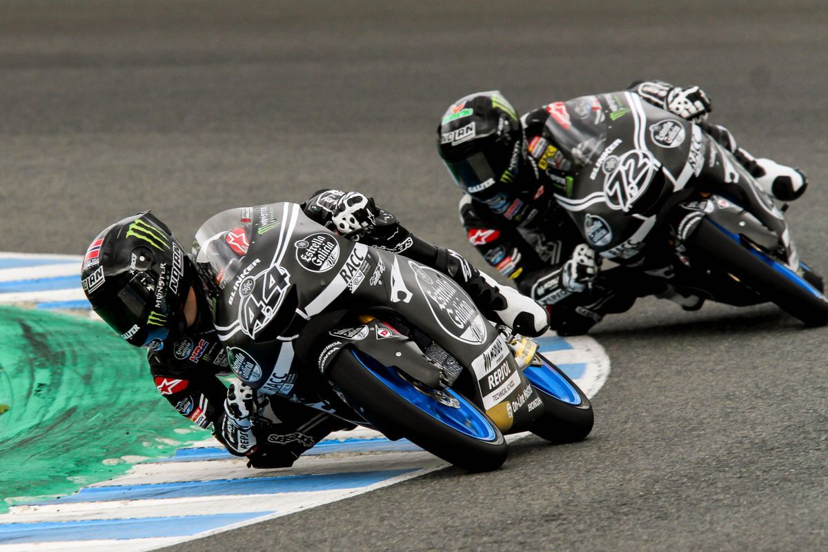 Comienzan los test de Moto2 y Moto3 en Jerez. Lideran Jorge Martín y Francesco Bagnaia