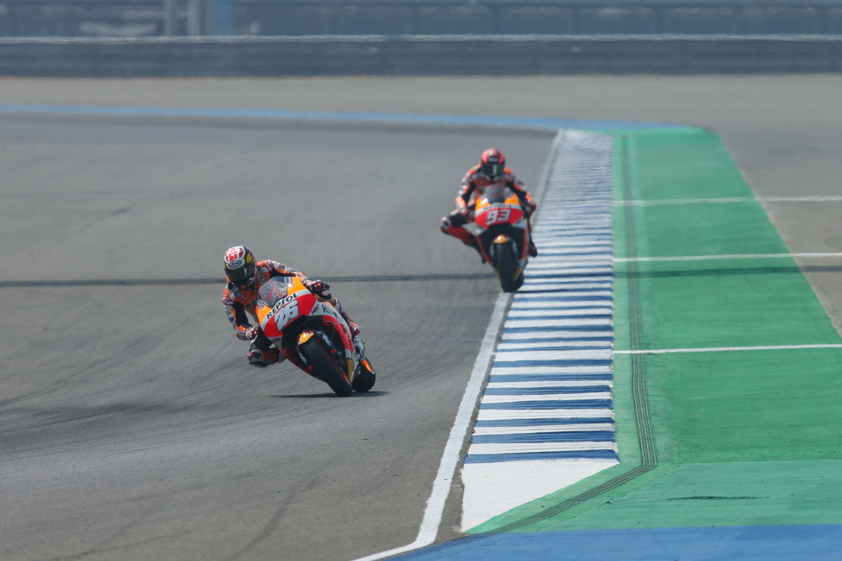 Test MotoGp Buriram: Primeras imágenes de Marc Márquez y Dani Pedrosa