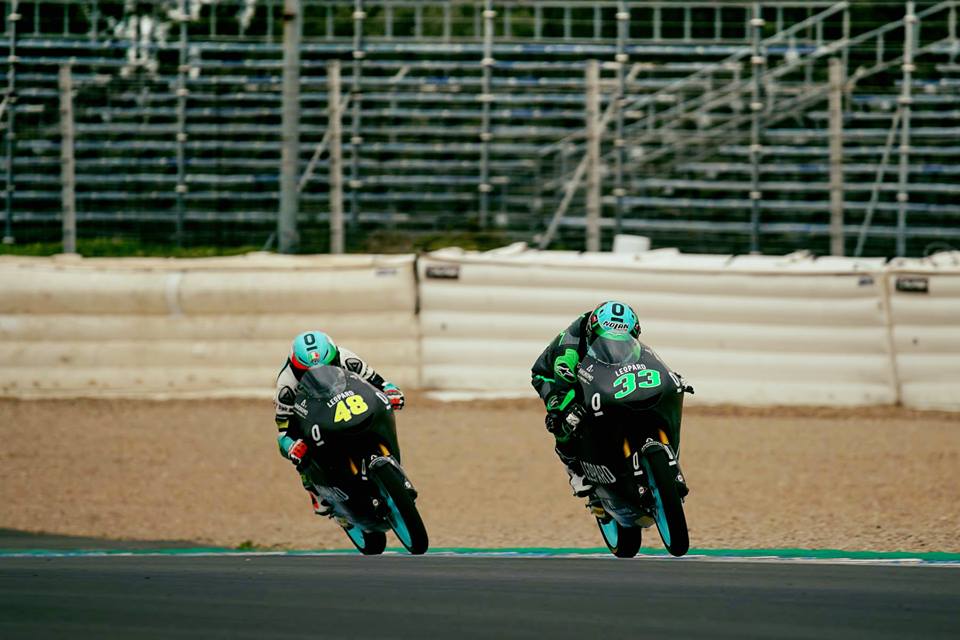 Segunda jornada de test Moto2 y Moto3 en Jerez: Enea Bastianini y Francesco Bagnaia marcan la pauta