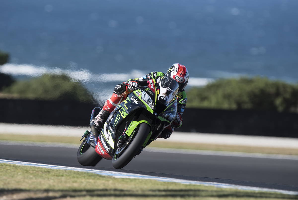 Jonathan Rea, primero al término de los test de Superbike en Phillip Island