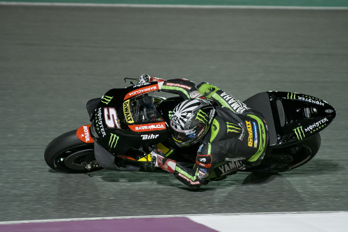 Johann Zarco durante los test de MotoGp en Qatar