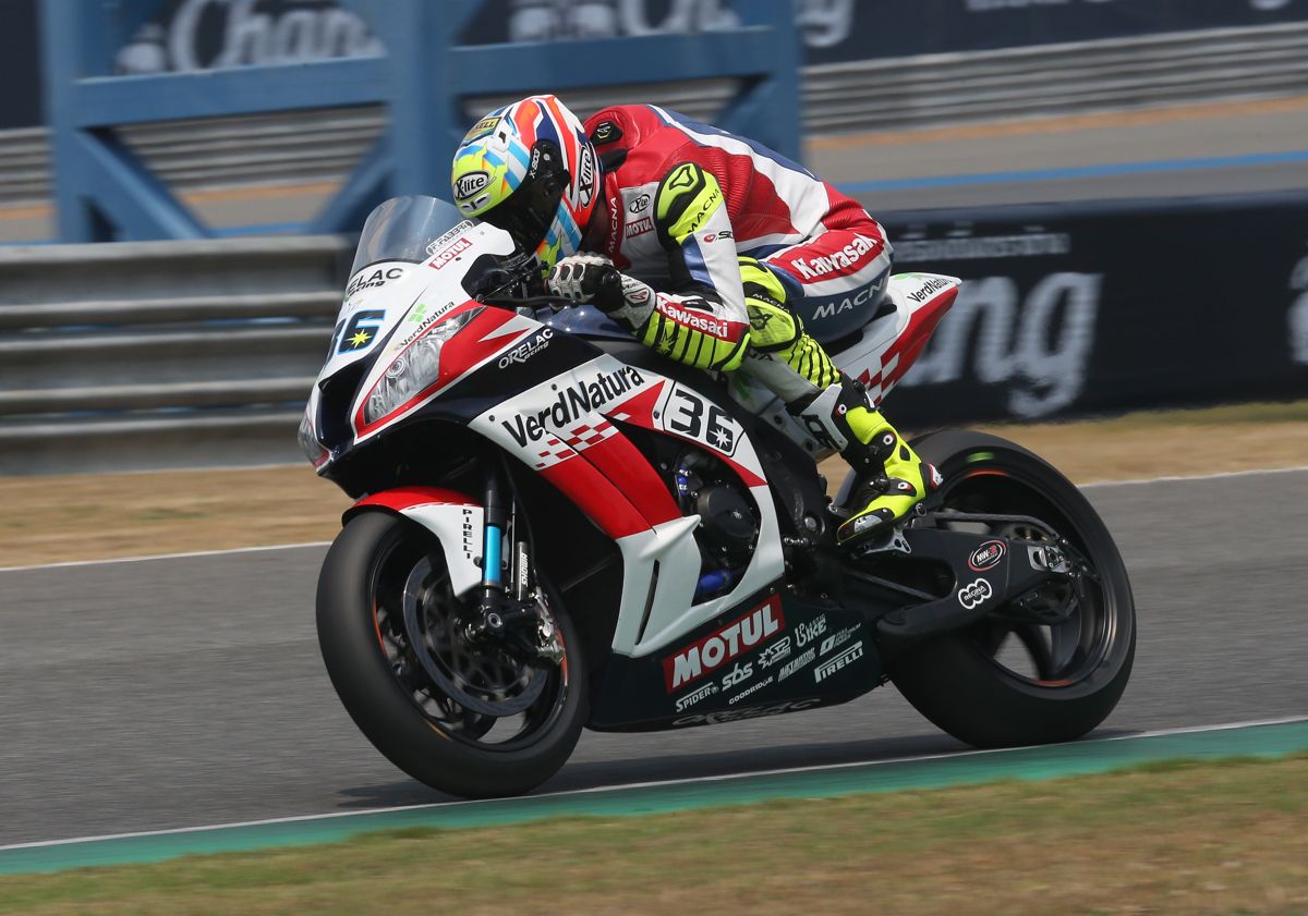 Leandro Tati Mercado durante las carreras del Mundial de Superbike en Tailandia