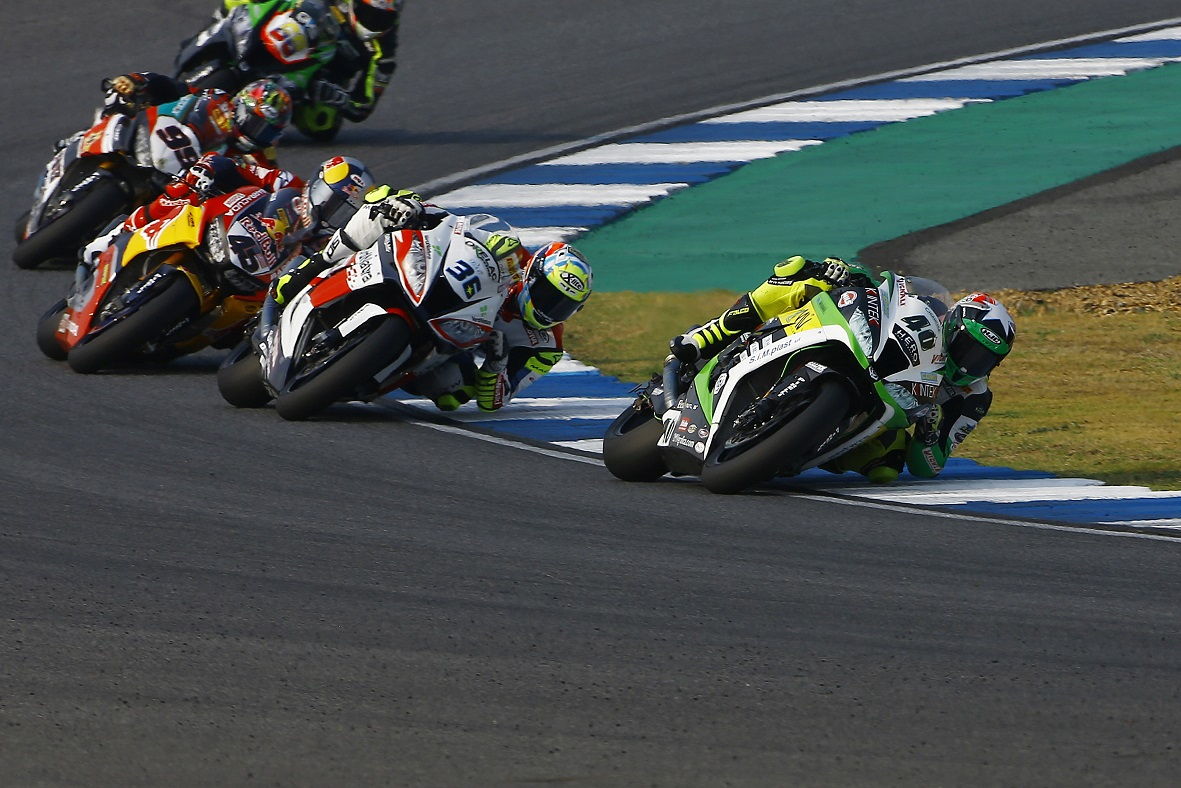 Román Ramos durante las carreras del Mundial de Superbike en Tailandia