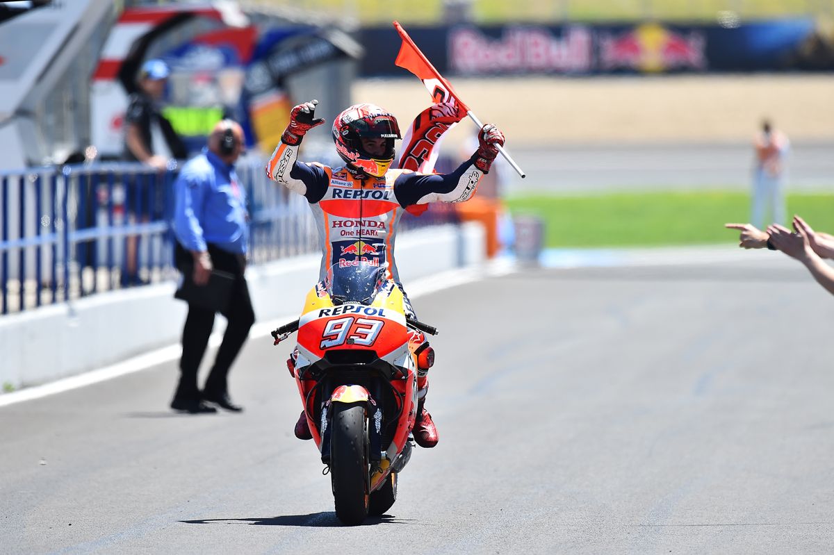 Marc Márquez en Jerez